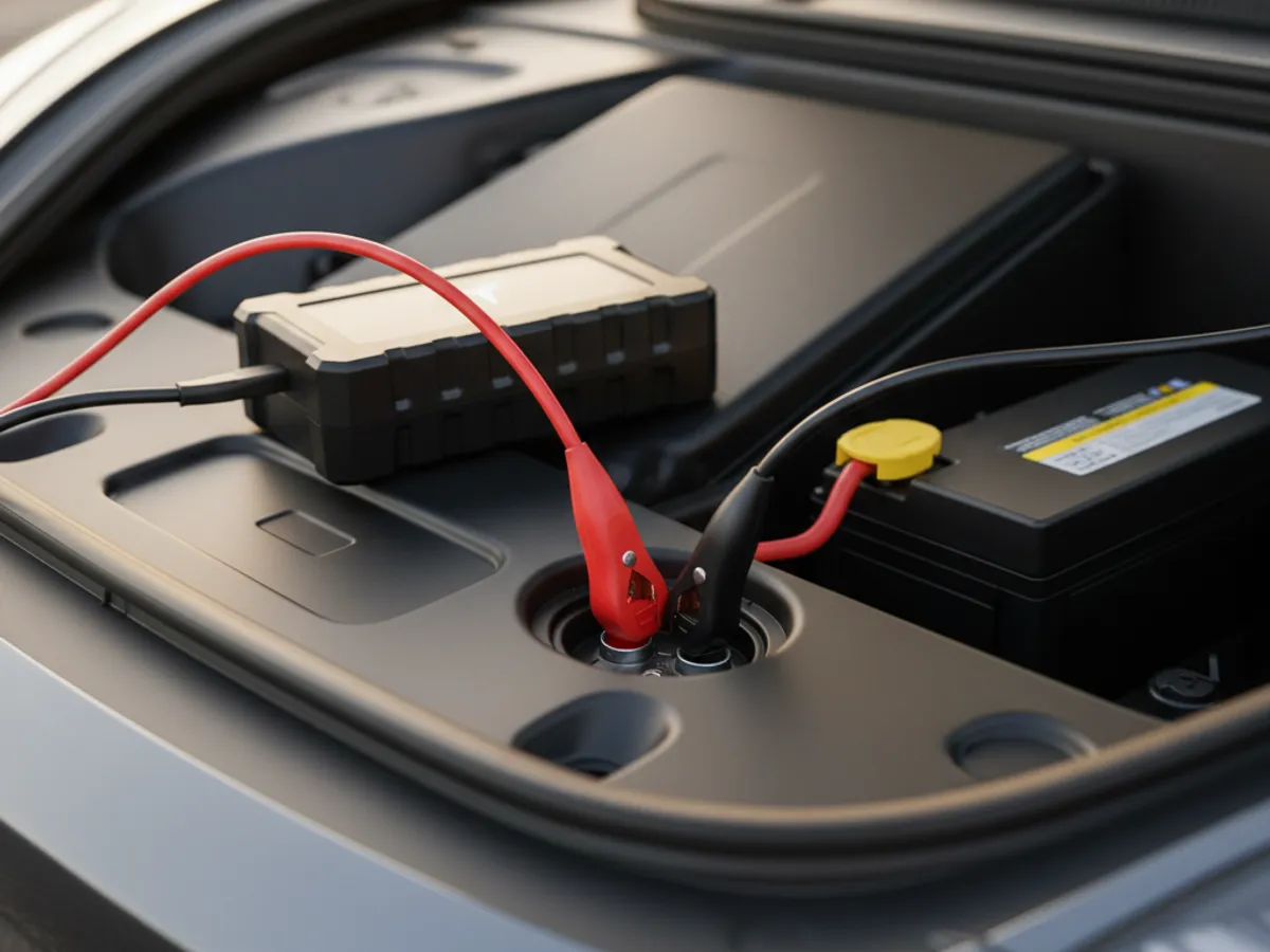 Tesla 12V Battery Jump support for an EV driver in South Florida